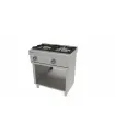 Cocina 2 fuegos a gas con armario 800x550mm Repagas Serie 550 CG-520