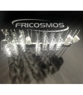 Artículos de Bar Cuelga copas de 20 varillas de acero inoxidable Fricosmos