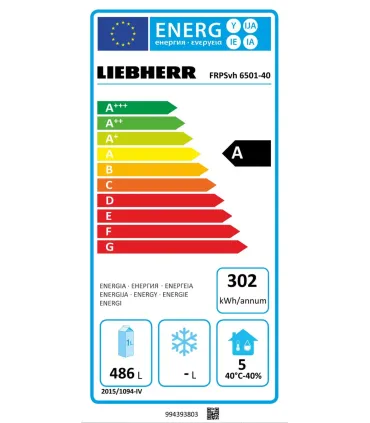 Armarios Refrigerados GN 2/1 Armario refrigerado ventilado inox GN 2/1 Liebherr FRPSvh 6501 Perfection Liebherr FRPSvh 6501