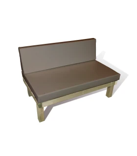 Sofás Exterior Sofá Madera Autoclave 120x74x76 cms CHPR2 Conva CHPR2