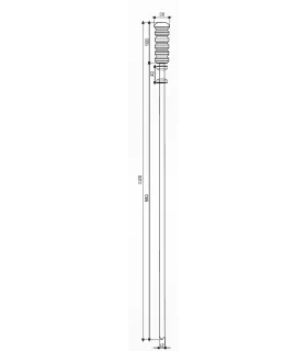  Compra Espada sin Pinchos para Asador de pollos Asdor R-12, R-28 y R-56,Alimaq