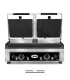 Compra Grill de Contacto de 52x24 cms Acanalada/Lisa y Prensa Doble GMG KG5530 DG,Alimaq