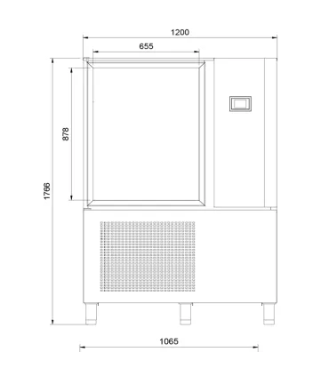 Abatidores Abatidor 10 GN 2/1 ó 60x40 Edenox AM-102 CD Edenox 19058900 Abatidores Abatidor 10 GN 2/1 ó 60x40 Edenox AM-102 CD Edenox 19058900