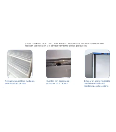 Armarios Refrigerados Snack Armario de congelados bajomostrador Edenox ANS-251 Edenox