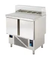 Mesa fría pizzera 2 puertas encimera de granito MPGP-100-G
