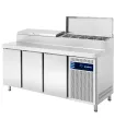 Mesa refrigerada preparación pizzas y ensaladas 9 GN Edenox MPGE2-180-I-HC