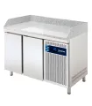 Mesa fría pizzera 2 puertas encimera de granito MPG-135