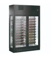 Vinoteca Central Panorámica negra 2 puertas altura 2300mm Enolux de Edenox