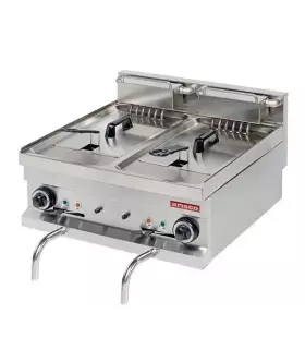 Freidora eléctrica sobremesa 8+8 litros 7,5+7,5kw EF606