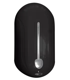 Dispensadores Dispensador de jabón automático negro mate 1 l Colección de baño Serie Black Fricosmos 460332