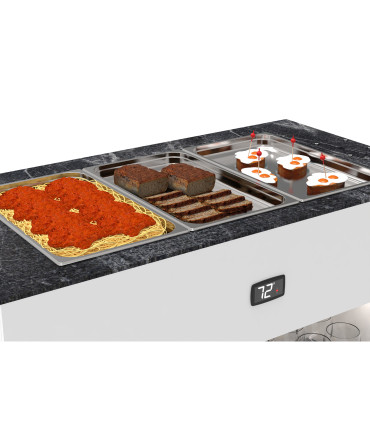 Módulos Buffet Módulo Buffet Caliente sin Pantalla 1300x700mm Sayl Bub Sayl