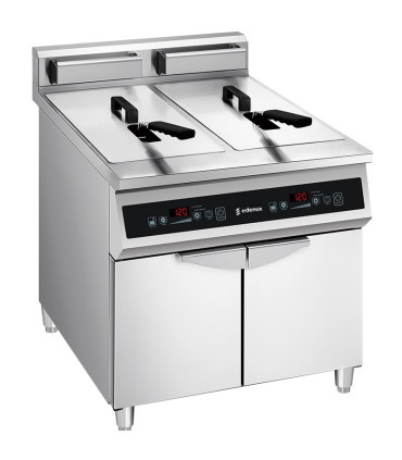 Black Friday Freidora eléctrica de inducción 2 cubas 30+30 litros Edenox Indufry 700-80-P Edenox 19105826