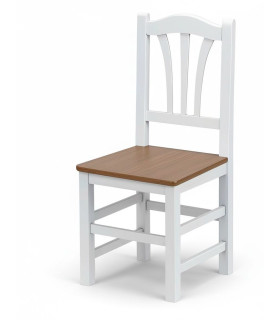 Sillas Interior Silla de Madera de haya barnizada M12 Muebles Romero M12