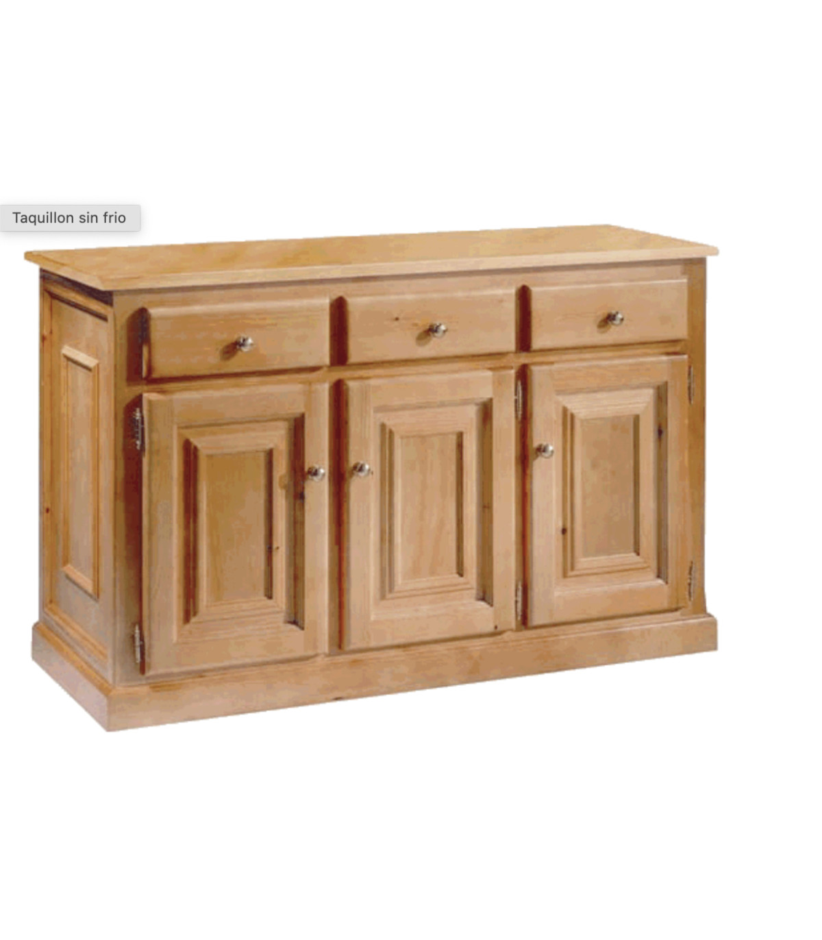 Madera (Liquidación) Mueble de 3 puertas en Madera Miel CM 1500 Maderinox CM 1500N