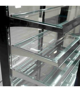 Vitrinas de Pastelería Vitrina Refrigerada Cristal Curvo 1500x800 mm Edenox VERA-1500 C S1 Edenox 19112504