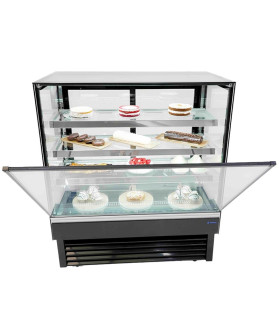 Vitrinas de Pastelería Vitrina Refrigerada Cristal Recto 1500x800 mm Edenox VERA-1500 R S1 Edenox 19112498
