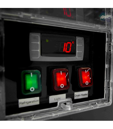 Vitrina Refrigerada Cristal Recto 1200x800 mm Edenox VERA-1200