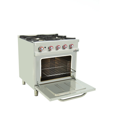 Liquidación Cocina a gas serie fondo 75 cm de 6 fuegos con