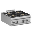 Cocina a gas de sobremesa 4 fuegos Magistra Plus 700