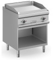 Frytop eléctrico cromo duro 70 cm placa lisa con mueble MBM Magistra Plus 700 MFTE77ALC