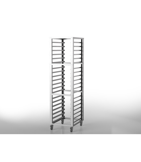 Carro bandejero FM 10 niveles bandejas de pastelería 60x40