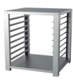 Soporte bajo inox para 2 hornos FM RX con 5 guías