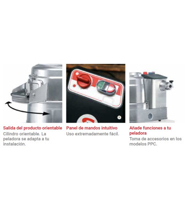 Peladoras de Patatas Peladora de Patatas inox de sobremesa trifásica Sammic PI-30 Sammic 1000630