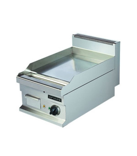 Planchas a Gas Fry top a gas sobremesa acero 15 mm con baño cromo duro 6kw 400x700x290h mm GG711SC Arisco GG-711-SC