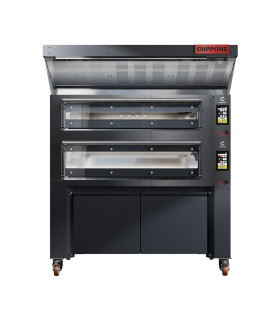 Hornos de Pizza Horno de 6+6 pizzas Cuppone Delta con campana, soporte y kk Cuppone