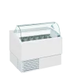 Vitrina de Helados Cristal Curvo para 6+6 cubetas de 5l Isetta 6R LX