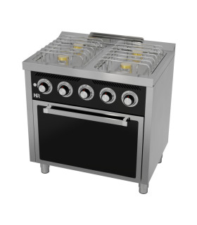 Cocinas a Gas Cocina a gas de 4 fuegos con horno a gas CB4F600H HR Fainca CB4F600H