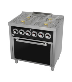 Cocinas a Gas Cocina a gas de 4 fuegos con horno eléctrico CB4F600HE HR Fainca CB4F600HE