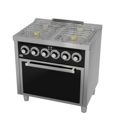 Cocinas a Gas Cocina a gas de 4 fuegos con horno eléctrico CB4F600HE HR Fainca CB4F600HE