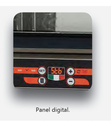 Hornos Eléctricos Horno eléctrico digital 4 GN 1/1 Nerone Eko 4 D Tecnodom NERONE GN 4 D