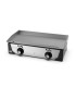 Plancha a gas 80 cms económica placa acero 6mm PLC8100