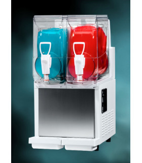 Granizadoras Granizadora doble 11+11 litros potenciada y con carcasa Yuki Grupo Granita