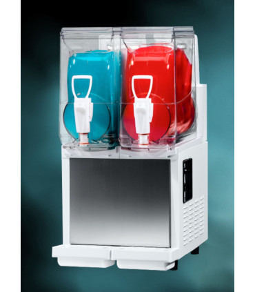 Granizadoras Granizadora doble 11+11 litros potenciada y con carcasa Yuki Grupo Granita