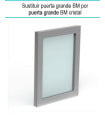 Cambio 1 puerta de cristal grande para bajo Mostrador Oscar Zarzosa