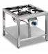 Paellero en mueble de 11.5 kw altura 550mm MOB-1HA