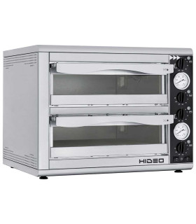 Hornos de Pizza Horno eléctrico doble cámara 2 pizzas ø35 Prismafood Hideo 2-40 Prismafood Hideo 2-40