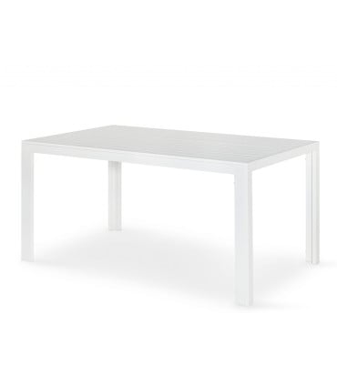 Tumbonas Mesa de aluminio color blanco 150x90 Calpe Arkimueble 063