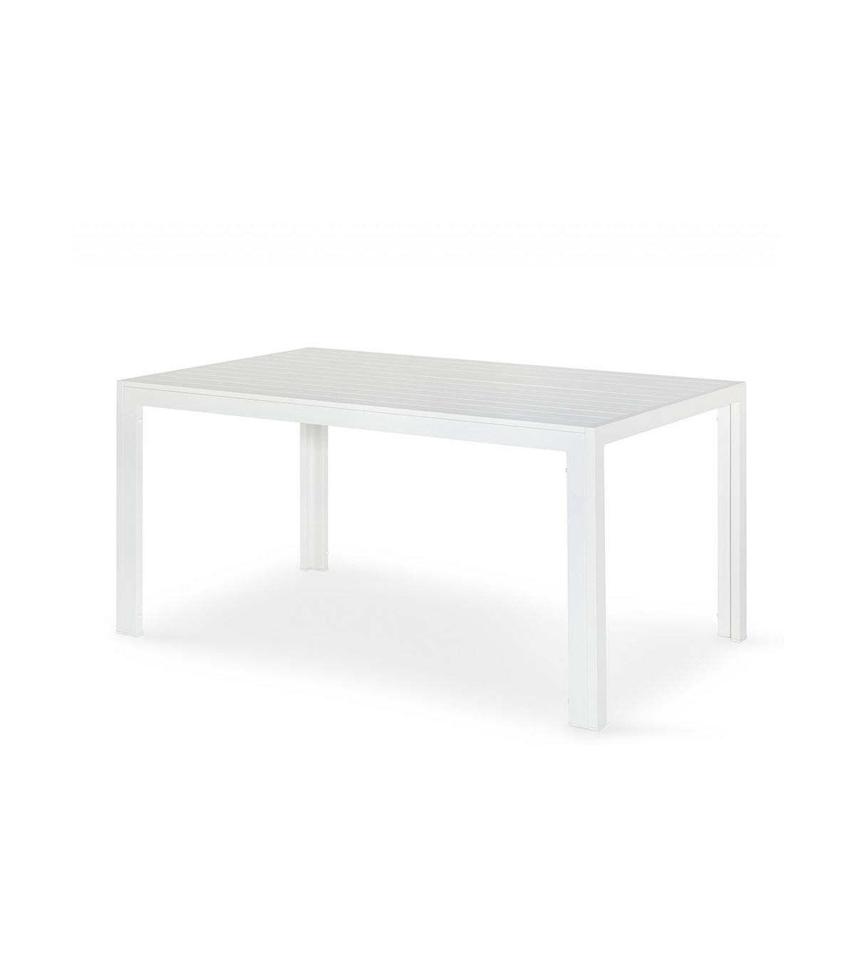 Tumbonas Mesa de aluminio color blanco 150x90 Calpe Arkimueble 063