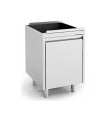 Mueble modular acero inoxidable con tolva extraible para desperdicios