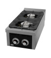 Cocina de sobremesa a gas de 2 fuegos fondo 90 cm Serie 900 HR Fainca C2F900S