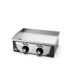 Plancha a gas 60 cms en acero cromado placa de 15mm PLC6100CR
