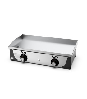 Planchas a Gas Plancha a gas 80 cms en acero cromado placa de 15mm PLC8100CR HR Fainca PLC8100CR
