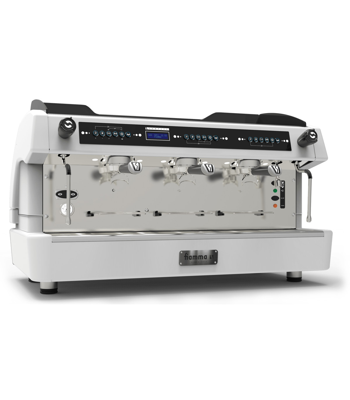 Cafeteras Profesionales Cafetera automática de 3 grupos 2 calderas Fiamma Compass Dualboiler 3 DB TC Fiamma