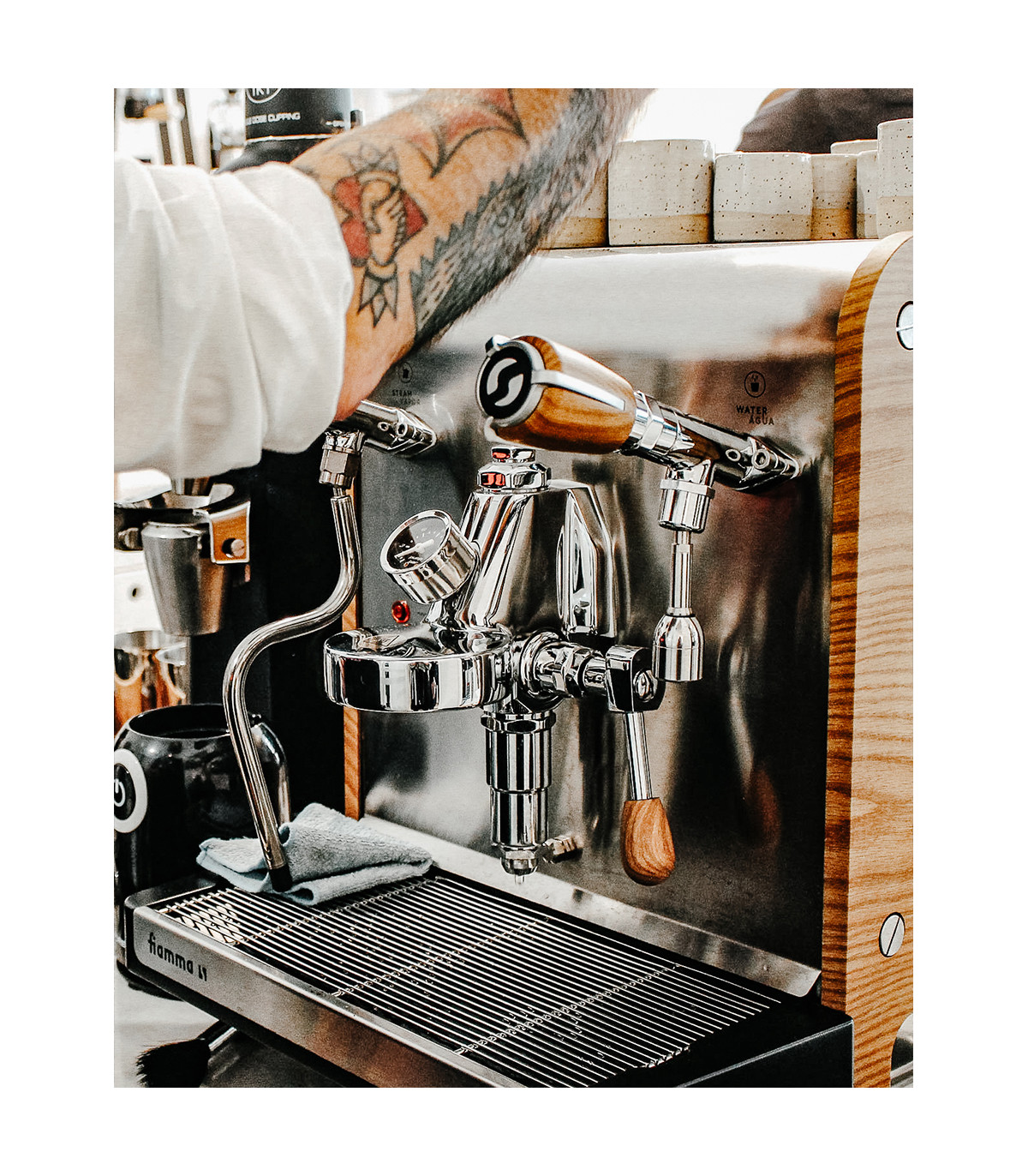 Cafeteras Profesionales Cafetera Fiamma Vela Classica Fiamma