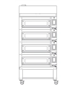 Hornos de Pizza Horno modular analógico pizza FM STZ 433 FM