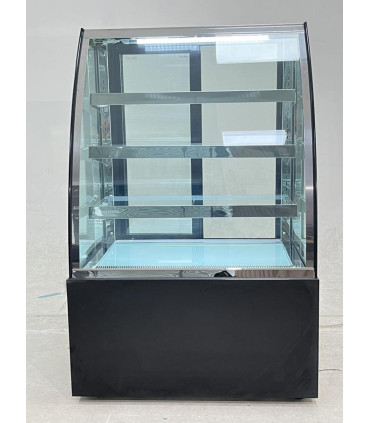 Vitrinas de Pastelería Vitrina Refrigerada Expositora Cristal Curvo CSG Importación